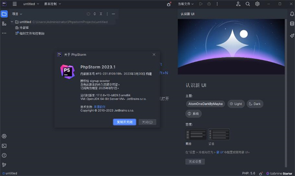 PhpStorm2024.2.4汉化版1